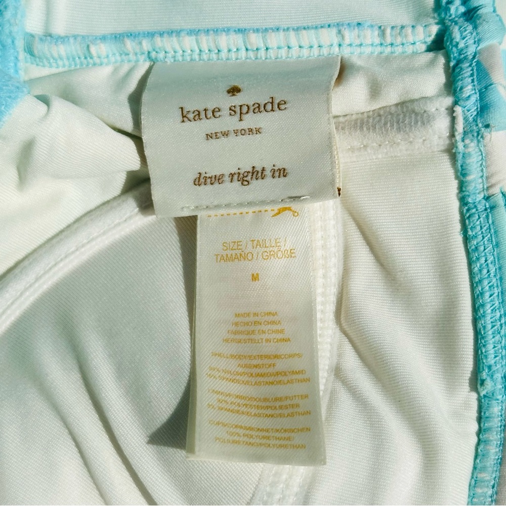 Kate Spade Blue and White Striped Bikini - Picture 8 of 11